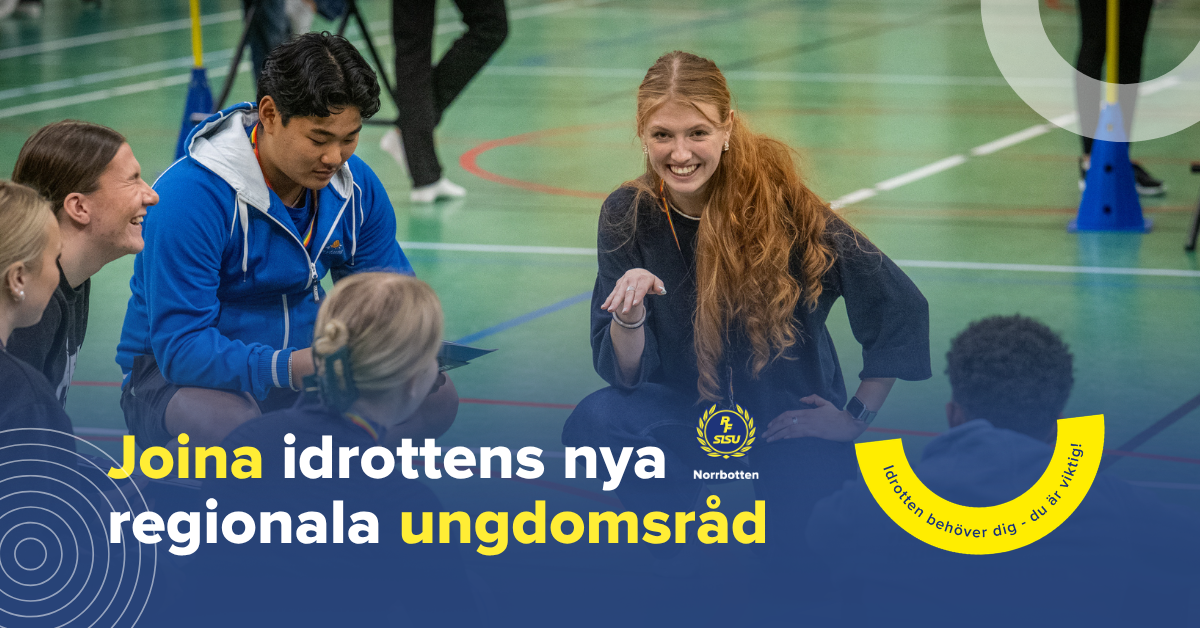 Joina idrottens nya regionala ungdomsråd