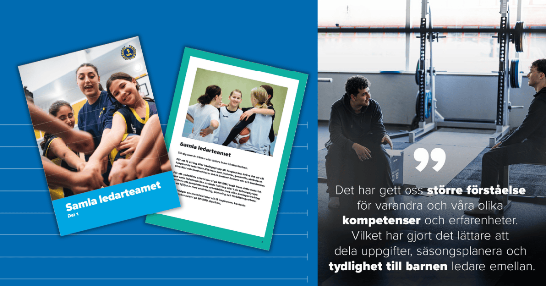 Bild på samtalsunderlaget Samla ledarteamet.